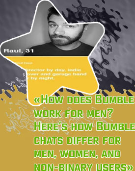 Bumble about me for guys