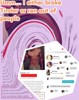 Tinder out of matches